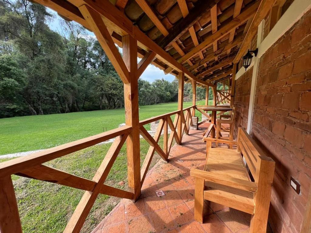 Rancho Campestre Virgen Del Rio Hotell Zacatlán Exteriör bild